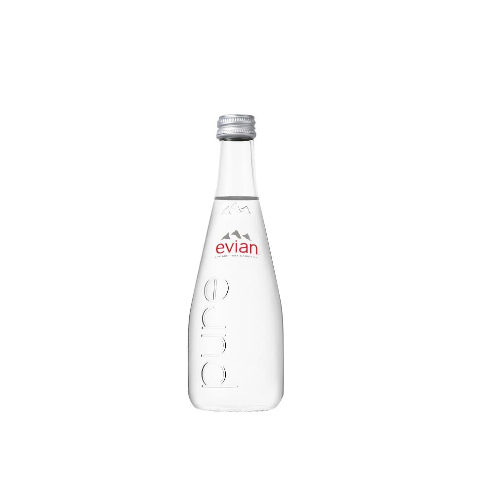 AGUA EVIAN 330 ML VIDRIO Unds