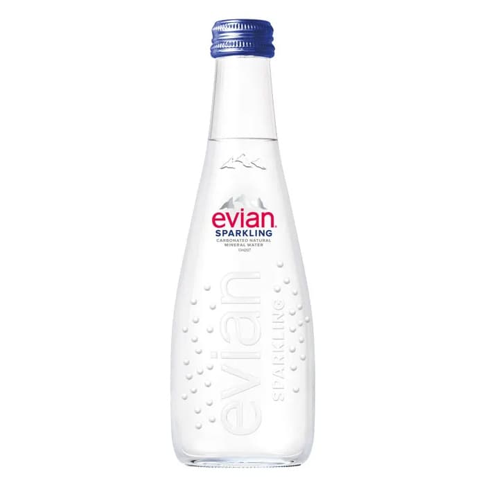 AGUA EVIAN SPARKLING 330 ML Unds