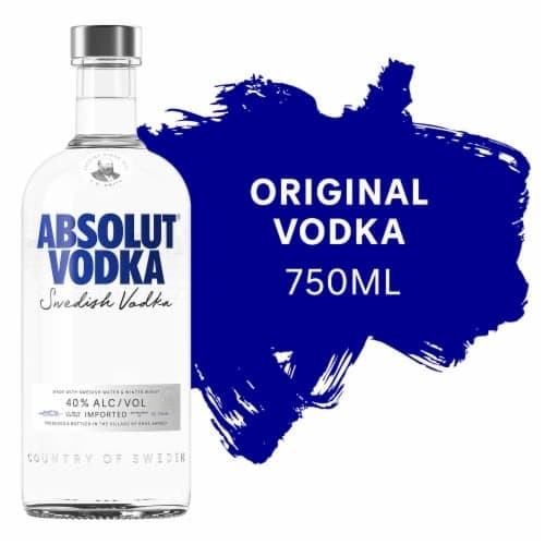 ABSOLUT VODKA 750ML Unds