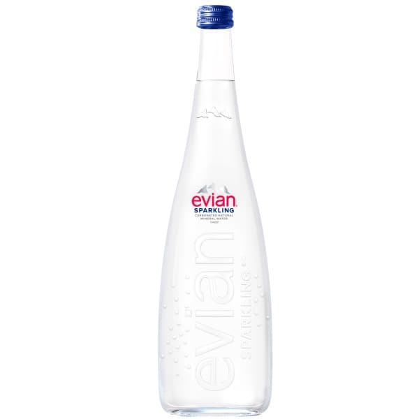 AGUA EVIAN 750 ML VIDRIO Unds