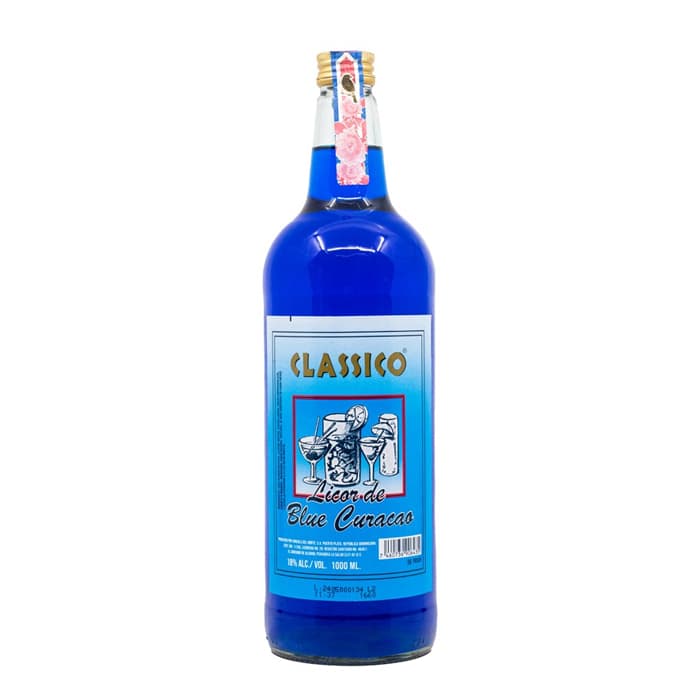 LICOR CLASSICO BLUE CURACAO 1000 ML