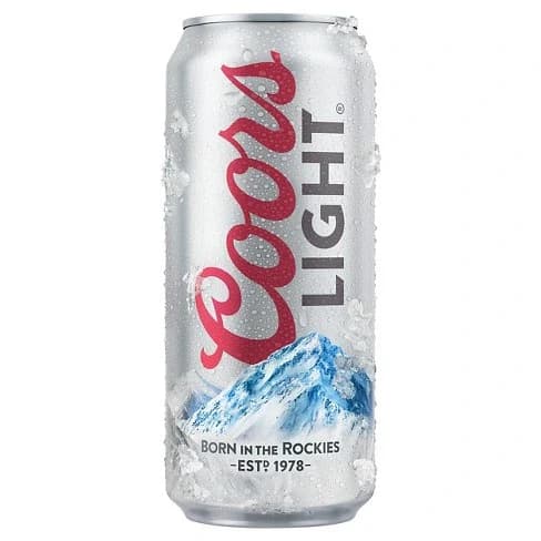 COORS LIGHT LATA 16 OZ Unds