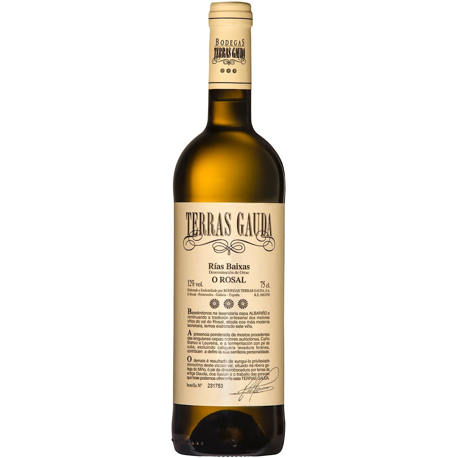 TERRAS GAUDA ALBARIÑO 750 ML Unds