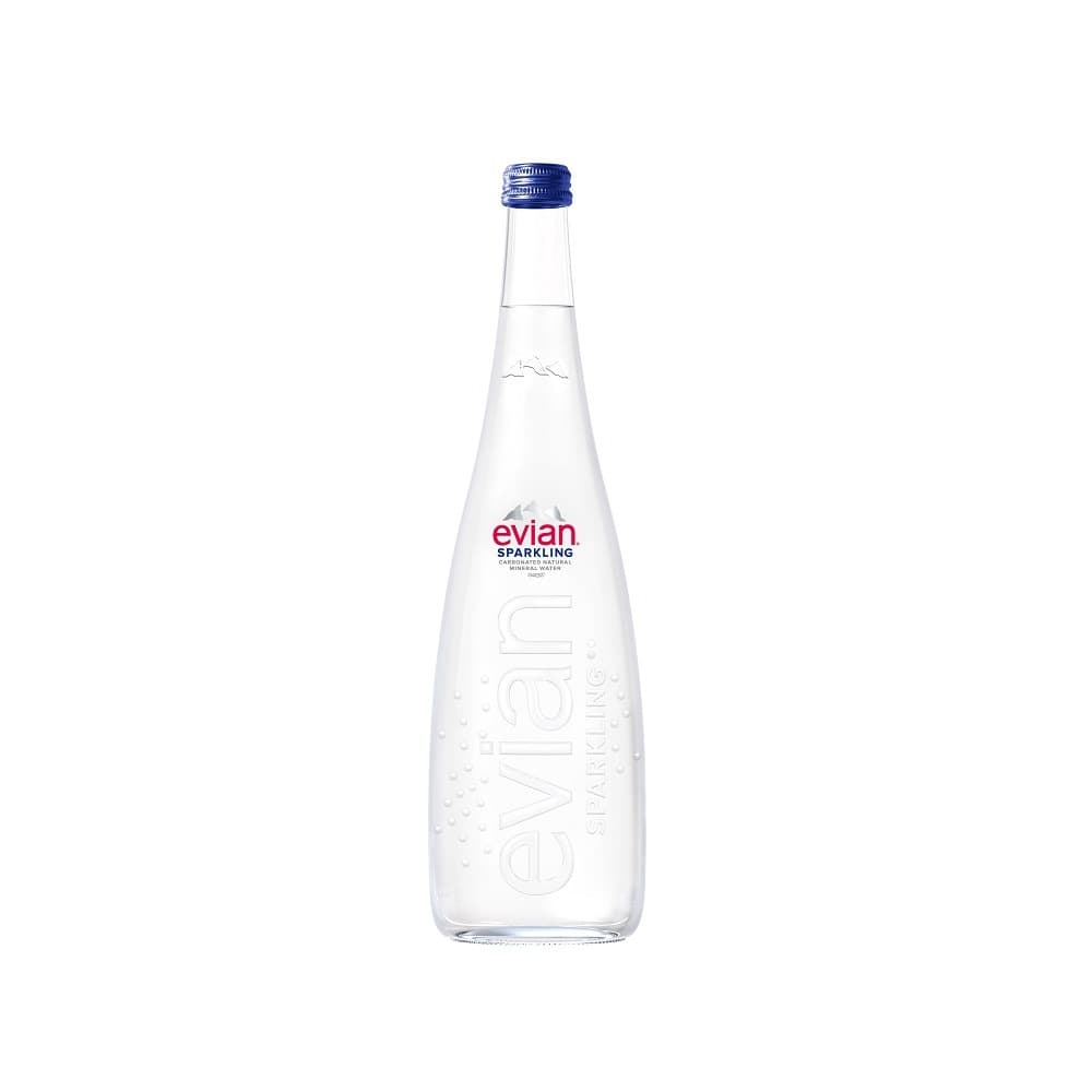 AGUA EVIAN SPARKLING 750 ML