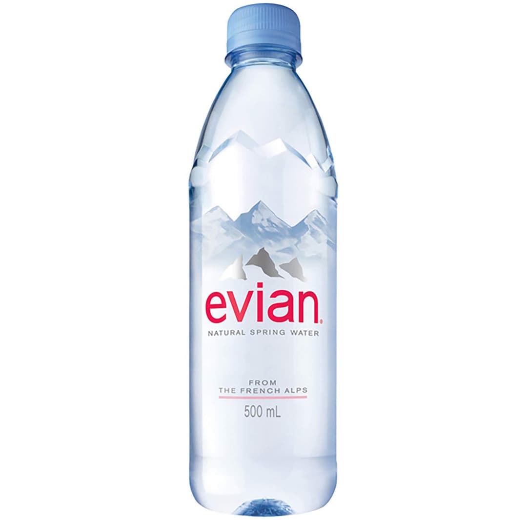 AGUA EVIAN 500 ML PLASTICA