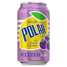 POLAR BLUEBERRY LEMONADE DRY 12oz Unds