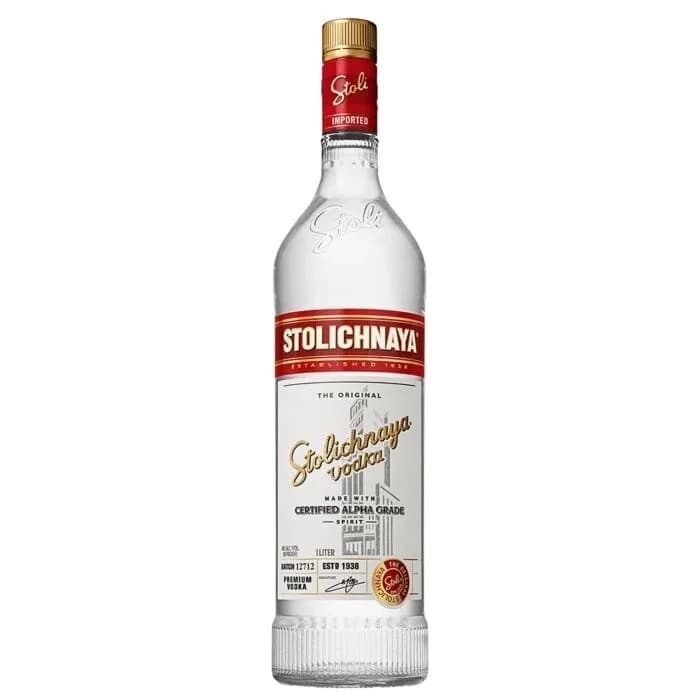 STOLICHNAYA VODKA 750ML Unds