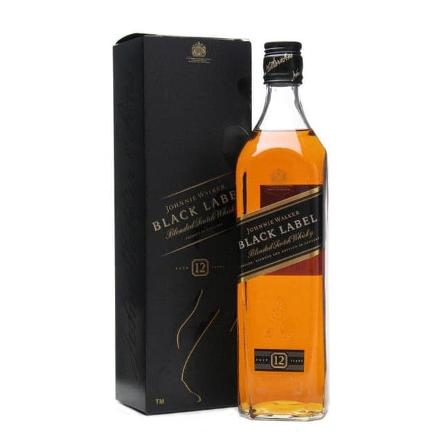 JOHNNIE WALKER BLACK LABEL12 ANOS 750ML Unds