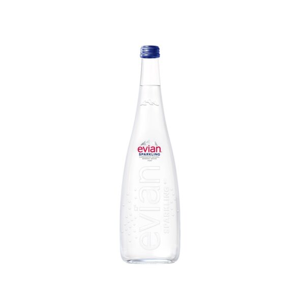 AGUA EVIAN SPARKLING 750 ML Unds