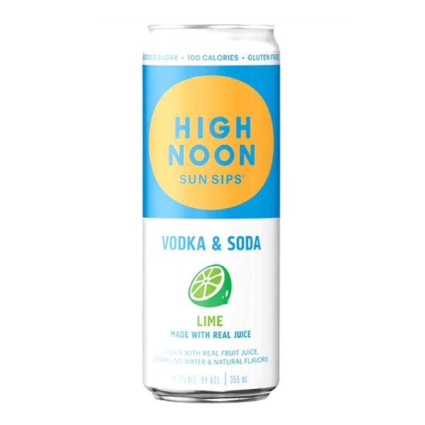 HIGN NOON VODKA LIME 355 ML